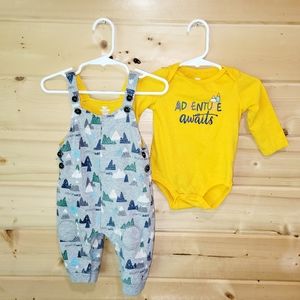 Baby overall set 3-6 months